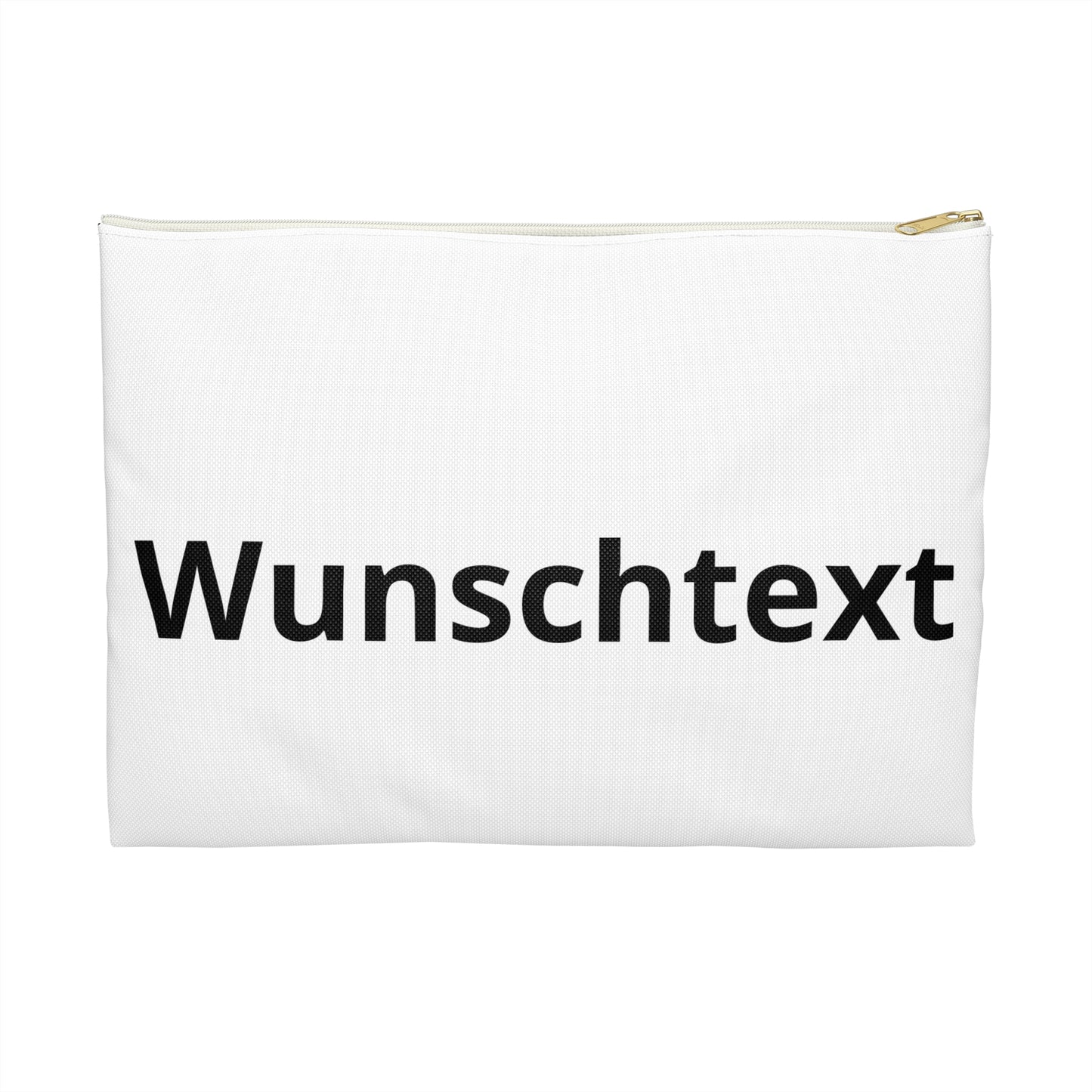 Personalized Accessory Pouch — Custom "Wunschtext" Makeup & Travel Organizer