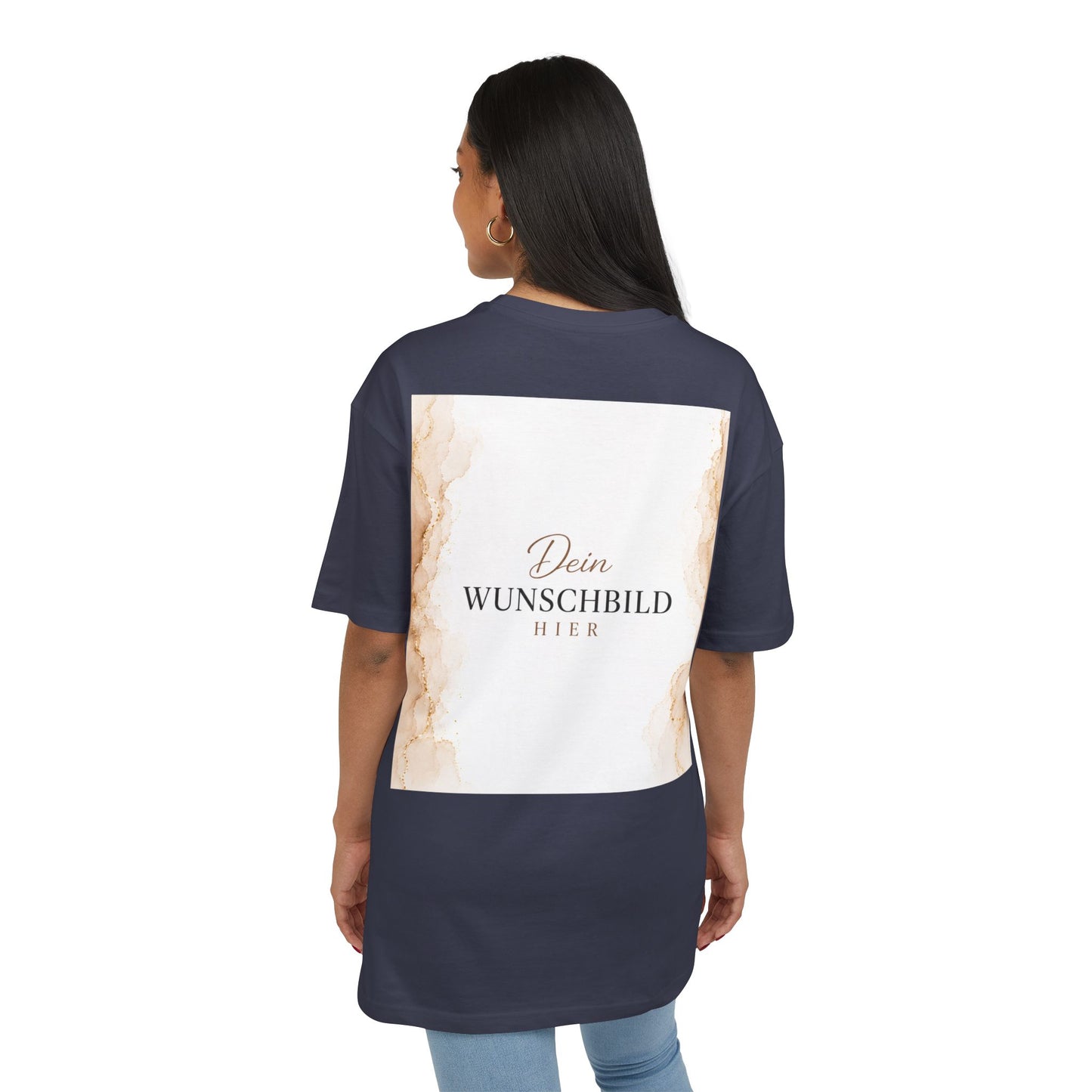 Personalisiertes Oversized T-Shirt mit eigenem Wunschbild