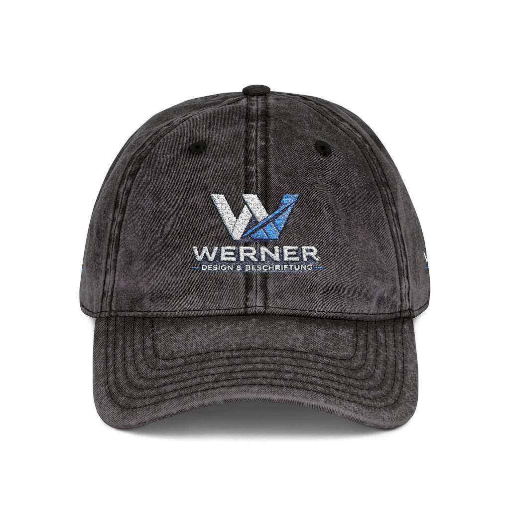 Vintage Embroidered Cap — Werner Logo Distressed Dad Hat