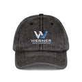 Vintage Embroidered Cap — Werner Logo Distressed Dad Hat