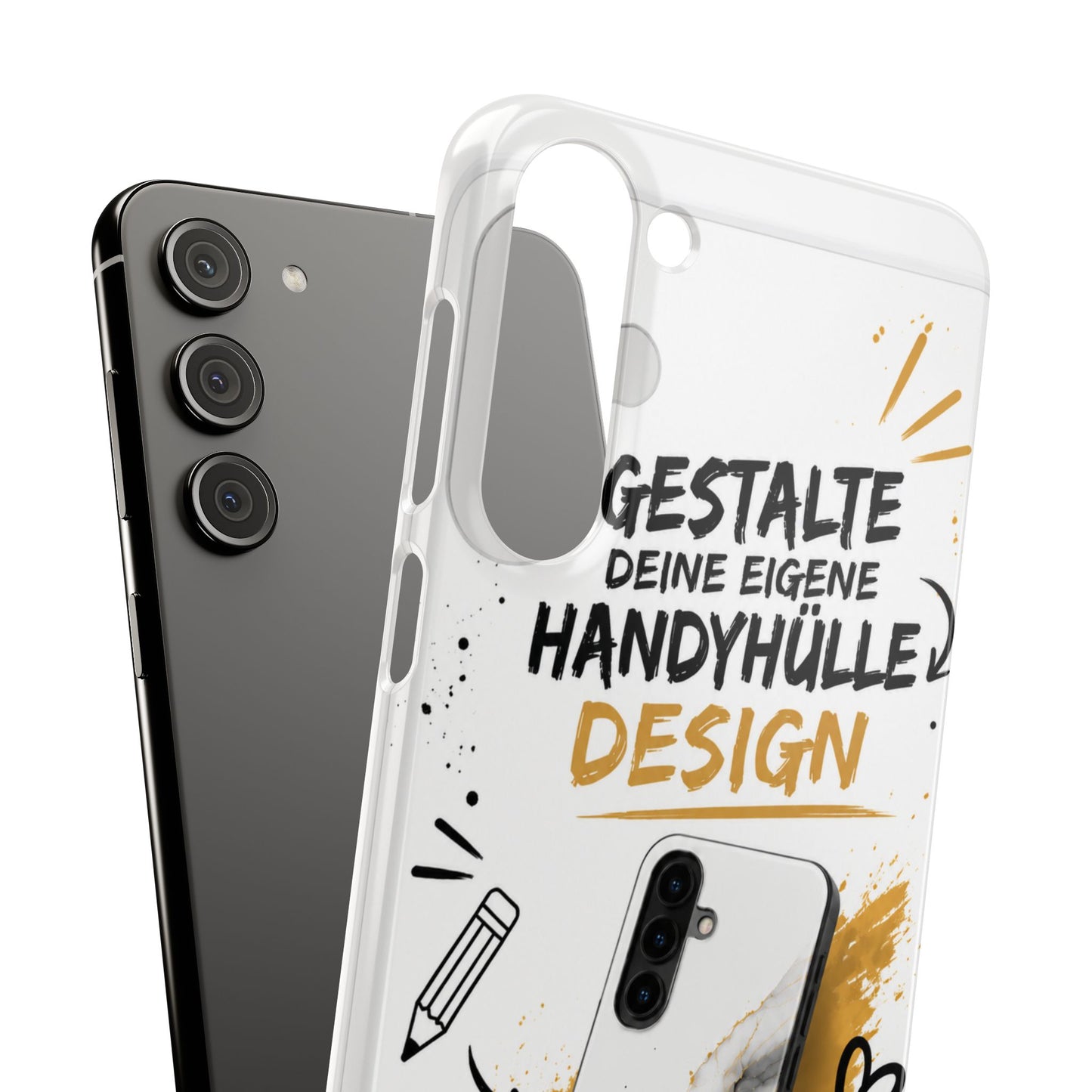 Handyhülle selbst gestalten | Mit Foto, Logo oder Wunschtext