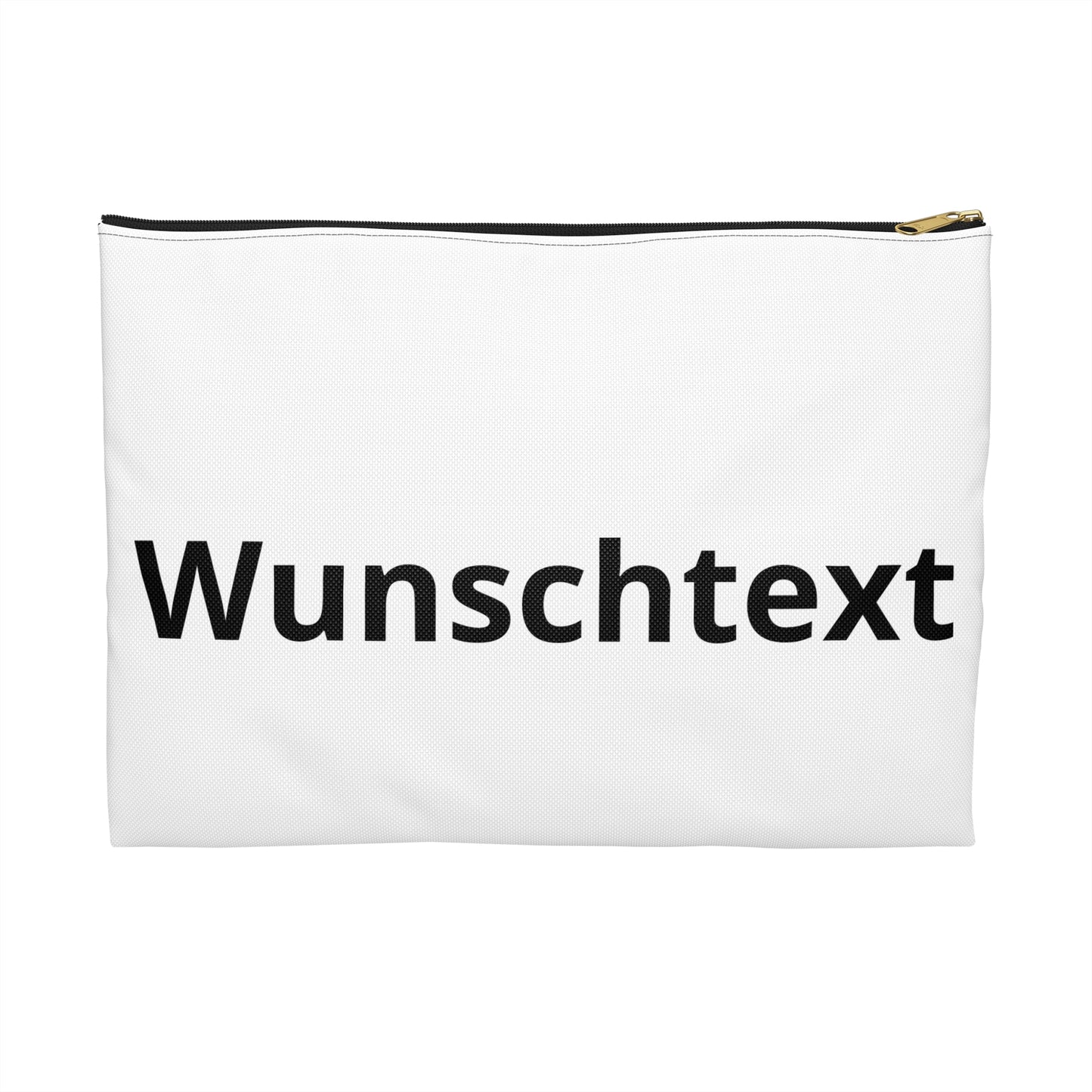 Personalized Accessory Pouch — Custom "Wunschtext" Makeup & Travel Organizer