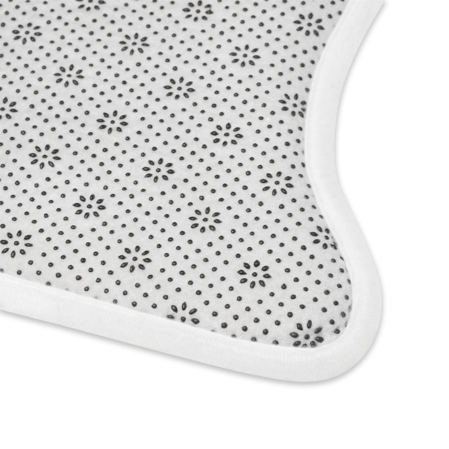 Personalized Pet Feeding Mat — Custom 'Wunschtext' Bone-Shaped Placemat for Dogs & Cats
