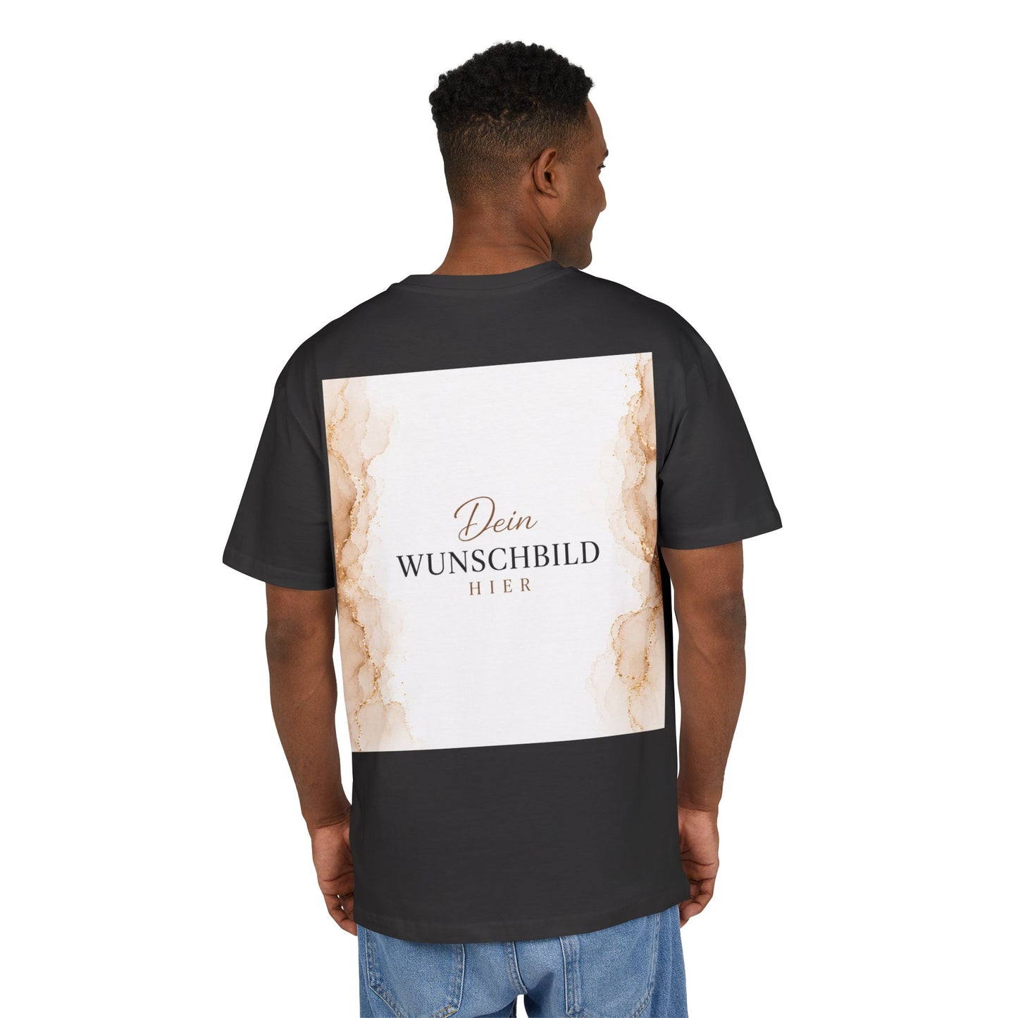 Personalisiertes Oversized T-Shirt mit eigenem Wunschbild
