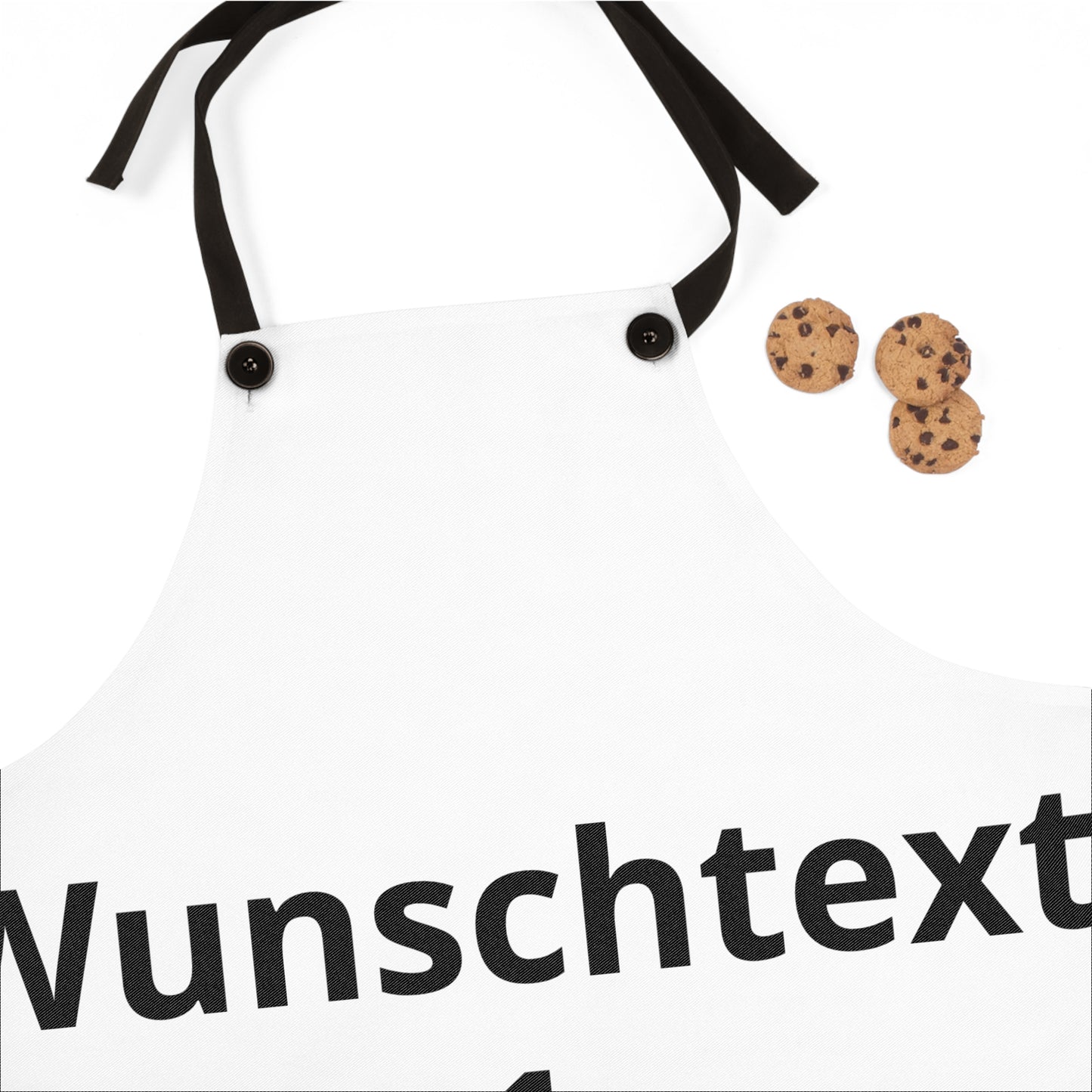 Custom Text Apron — Personalized Kitchen Bib for Cooking, Baking & BBQ