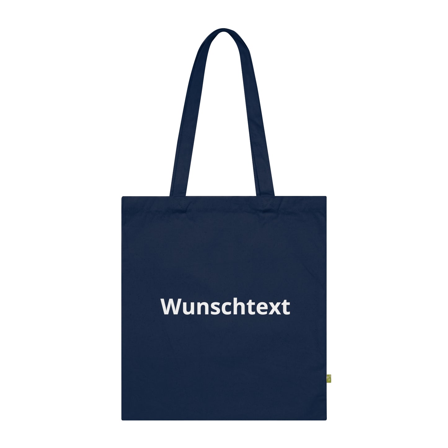 Customizable Organic Cotton Tote Bag – Personalized "Wunschtext" Eco Market Bag