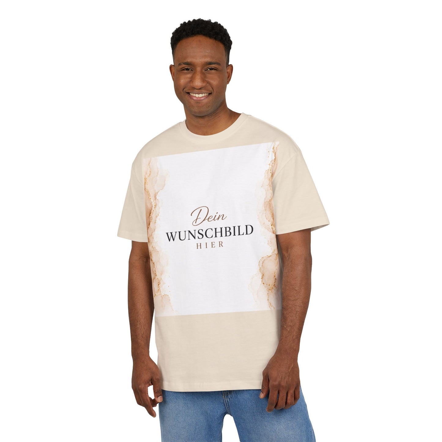 Personalisiertes Oversized T-Shirt mit eigenem Wunschbild