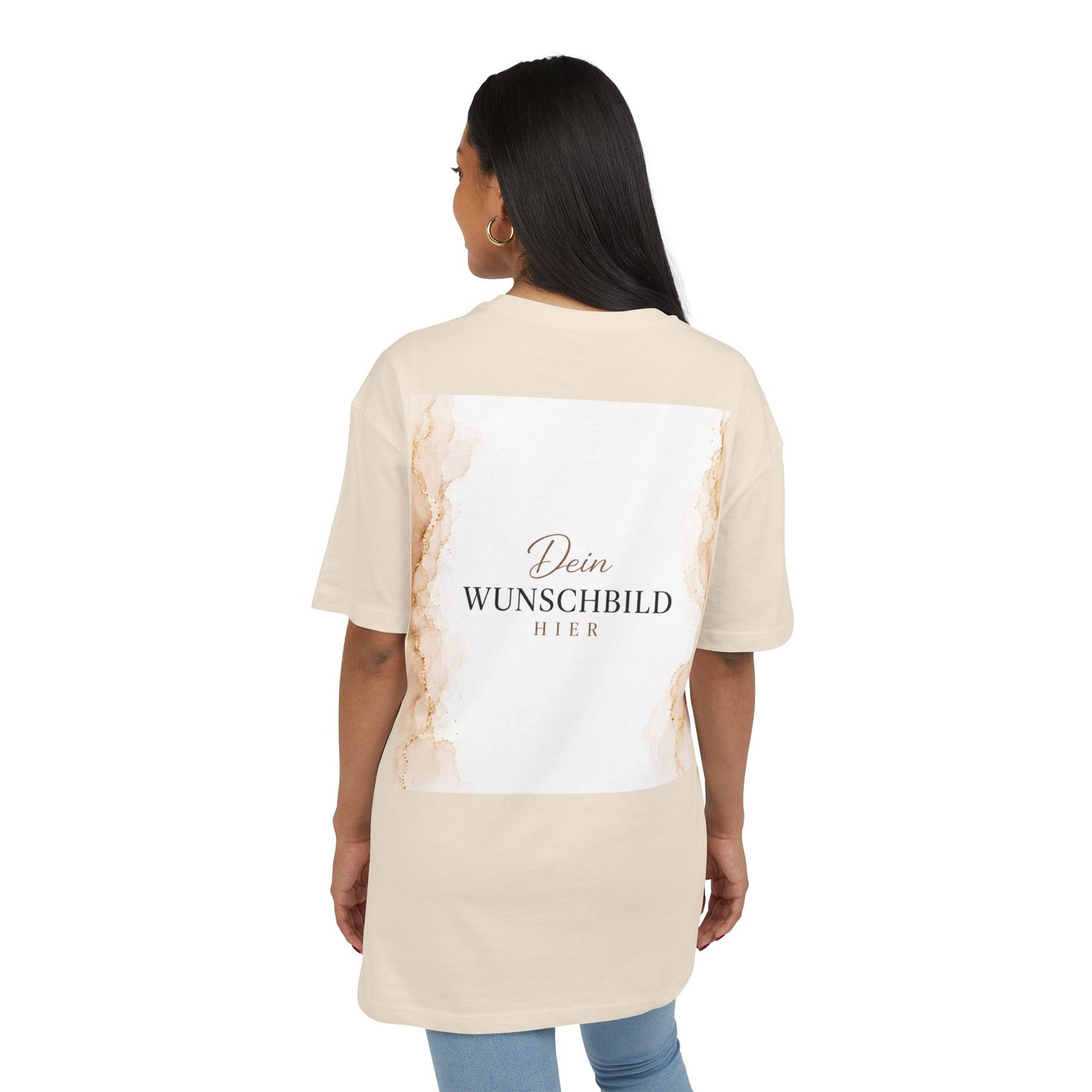 Personalisiertes Oversized T-Shirt mit eigenem Wunschbild