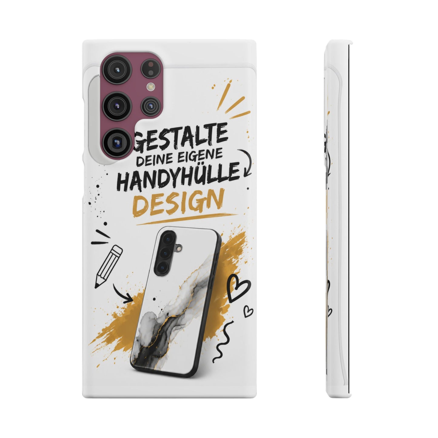 Handyhülle selbst gestalten | Mit Foto, Logo oder Wunschtext