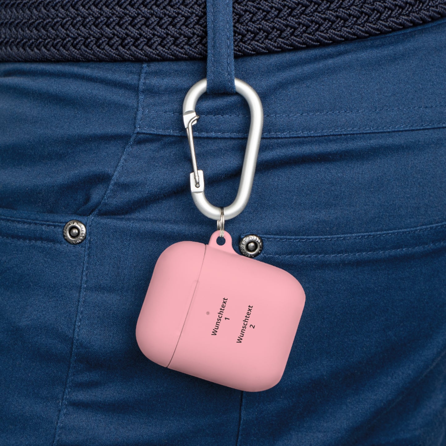 Personalisierte AirPods Hülle mit Wunschtext