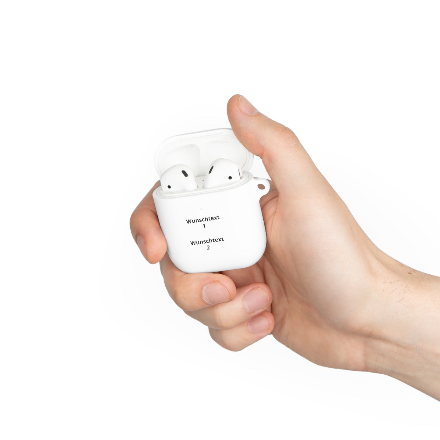 Personalisierte AirPods Hülle mit Wunschtext