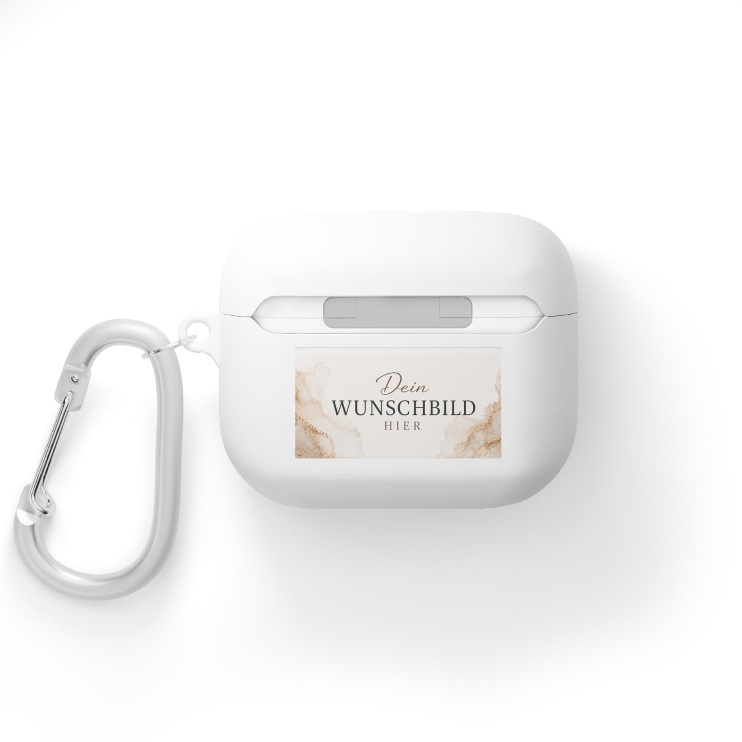 Custom Photo AirPods Case Cover — Personalized "Dein Wunschbild Hier" Design
