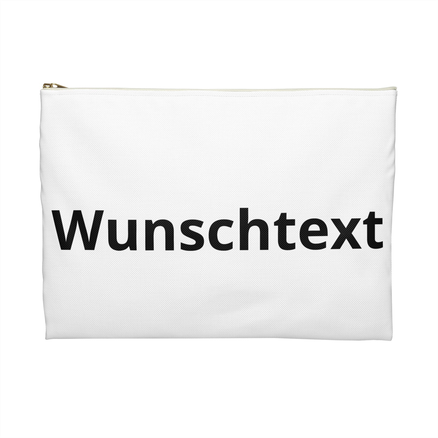 Personalized Accessory Pouch — Custom "Wunschtext" Makeup & Travel Organizer