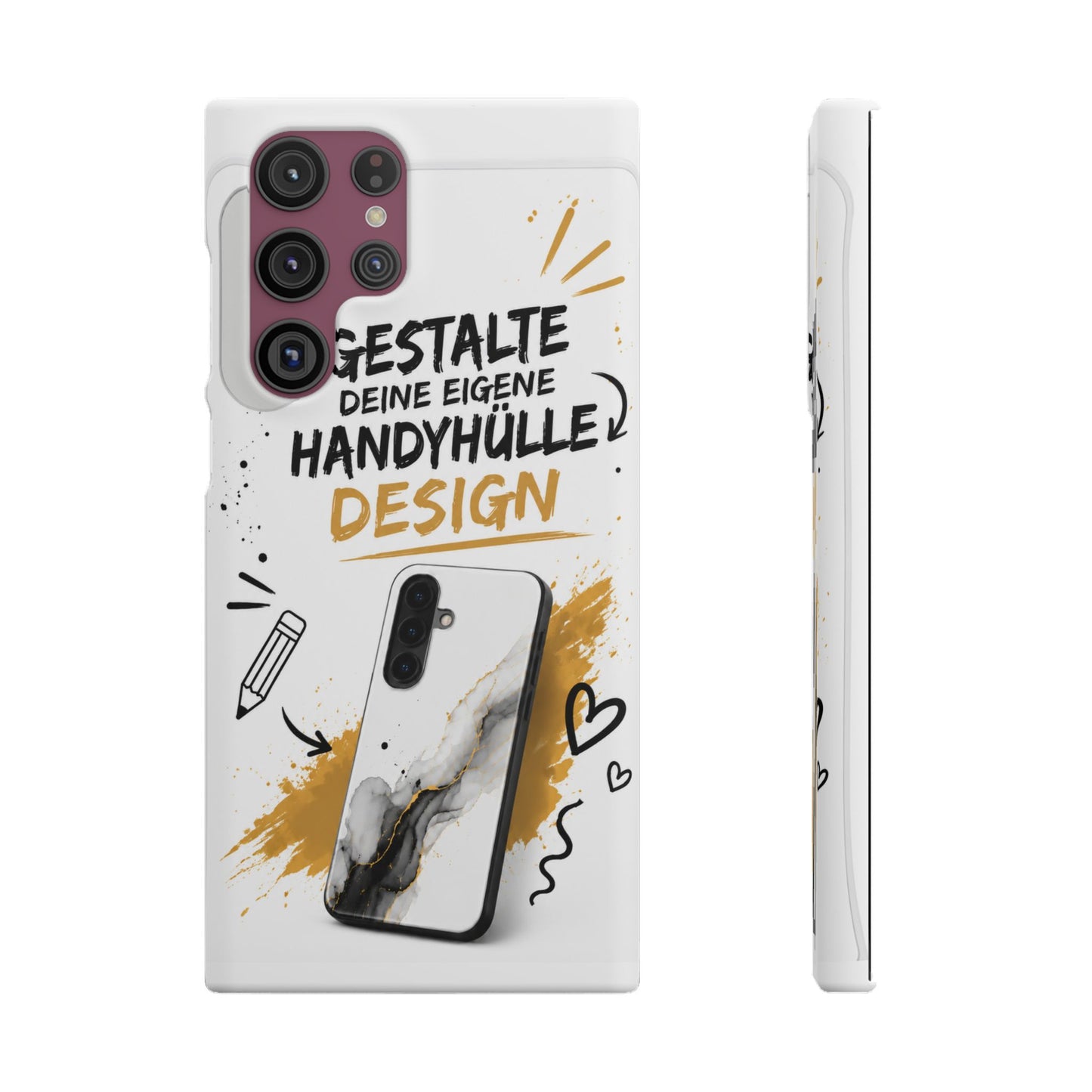 Handyhülle selbst gestalten | Mit Foto, Logo oder Wunschtext