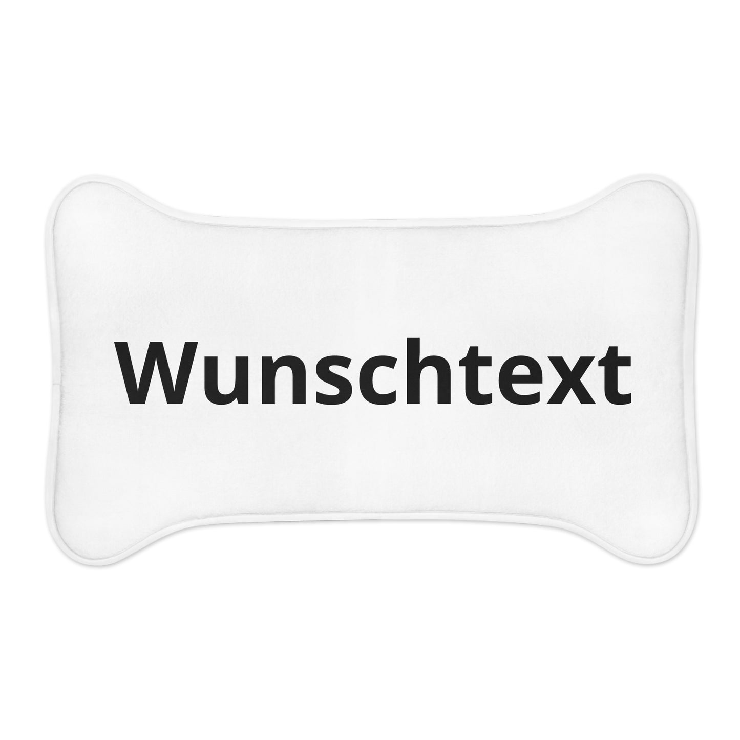 Personalized Pet Feeding Mat — Custom 'Wunschtext' Bone-Shaped Placemat for Dogs & Cats