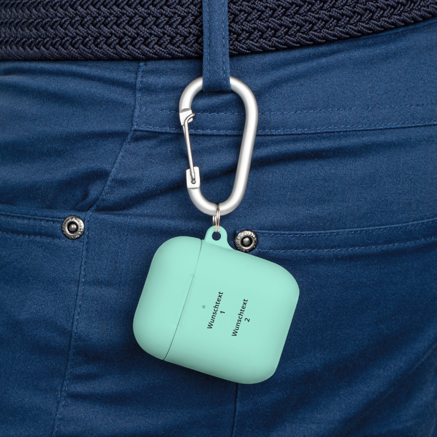 Personalisierte AirPods Hülle mit Wunschtext