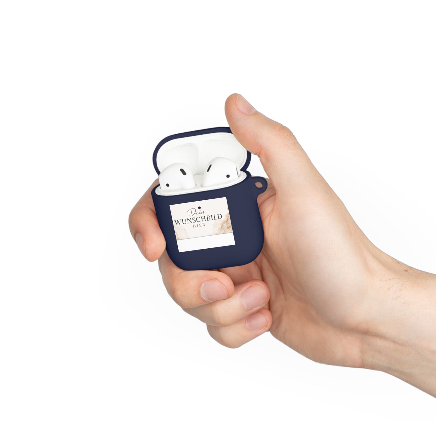 Custom Photo AirPods Case Cover — Personalized "Dein Wunschbild Hier" Design