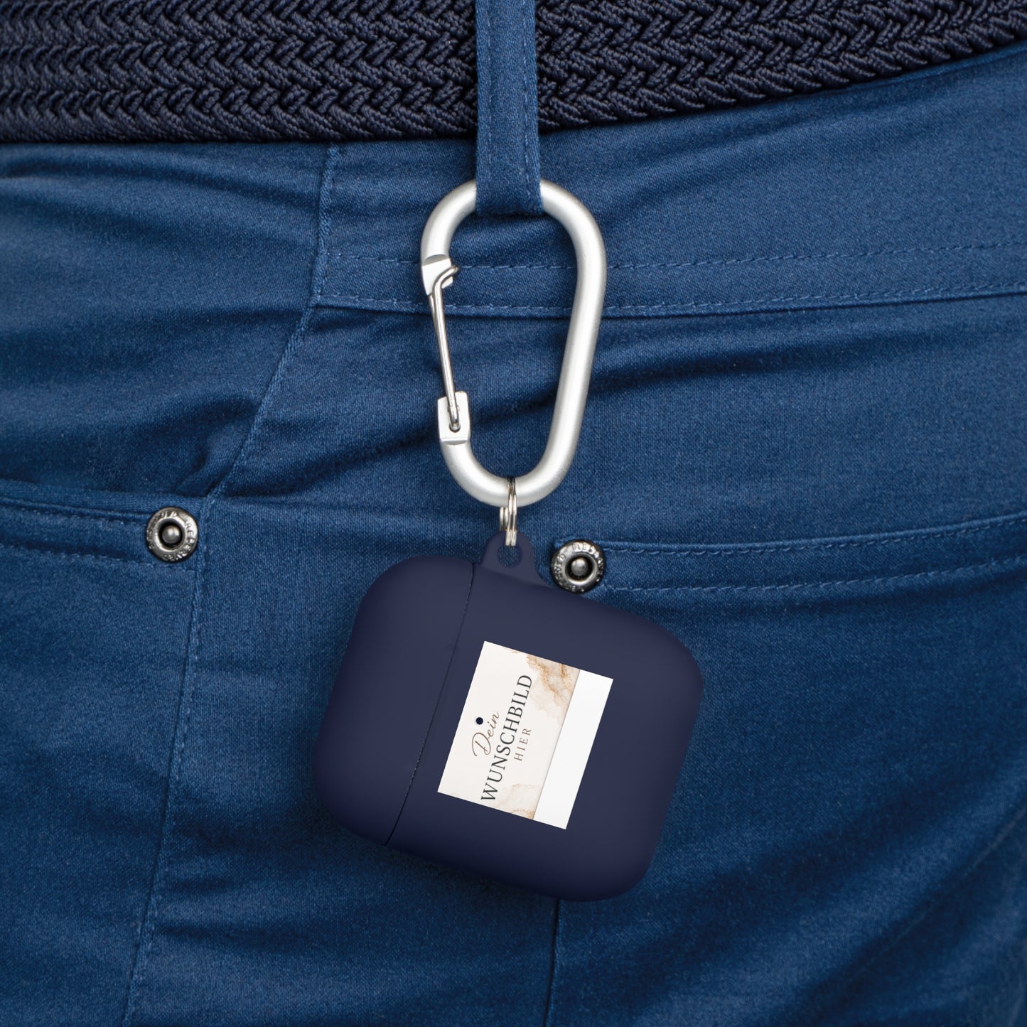 Custom Photo AirPods Case Cover — Personalized "Dein Wunschbild Hier" Design