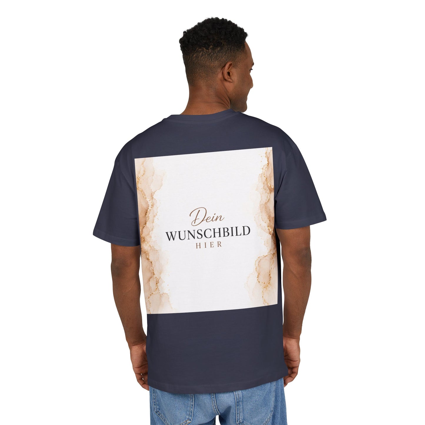 Personalisiertes Oversized T-Shirt mit eigenem Wunschbild