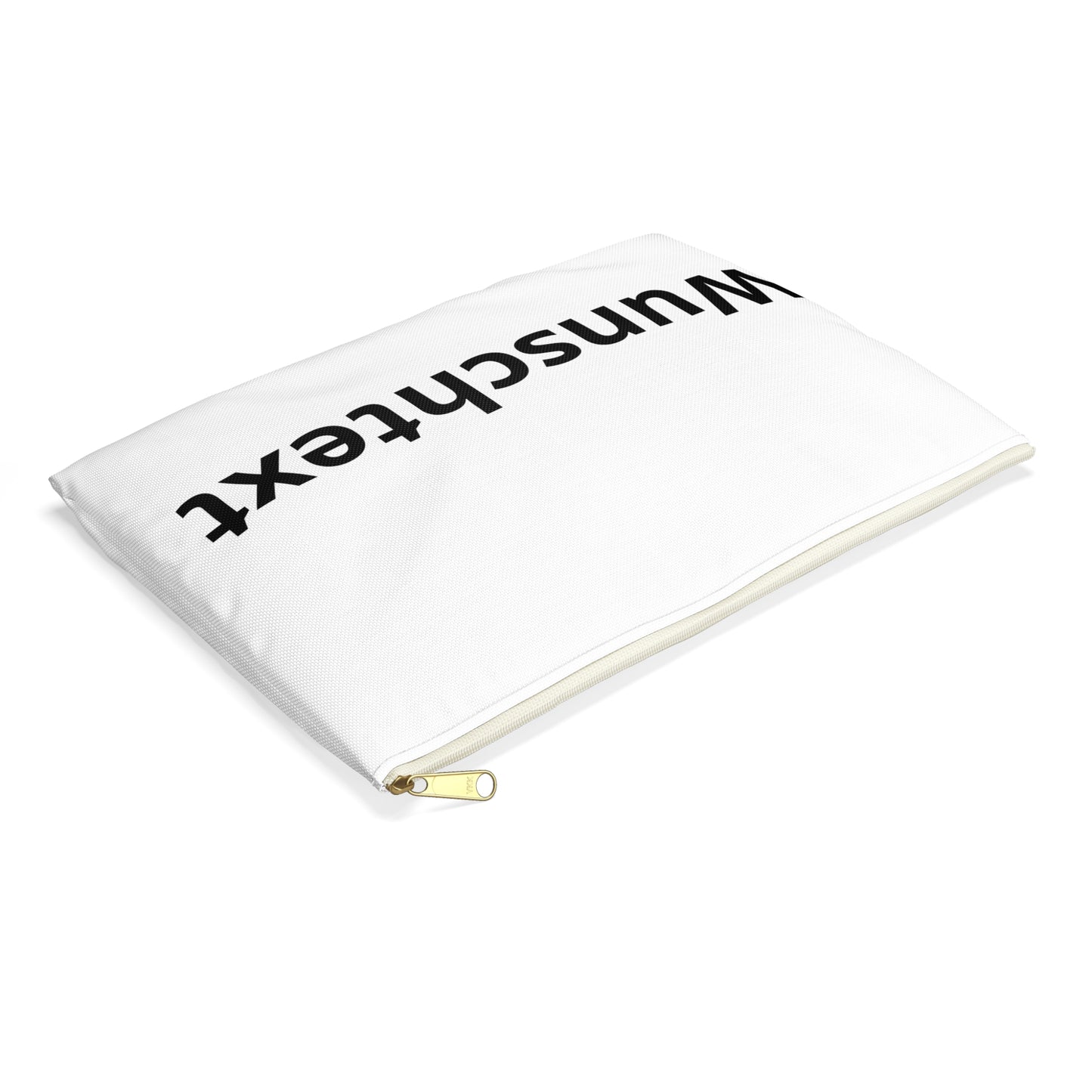 Personalized Accessory Pouch — Custom "Wunschtext" Makeup & Travel Organizer