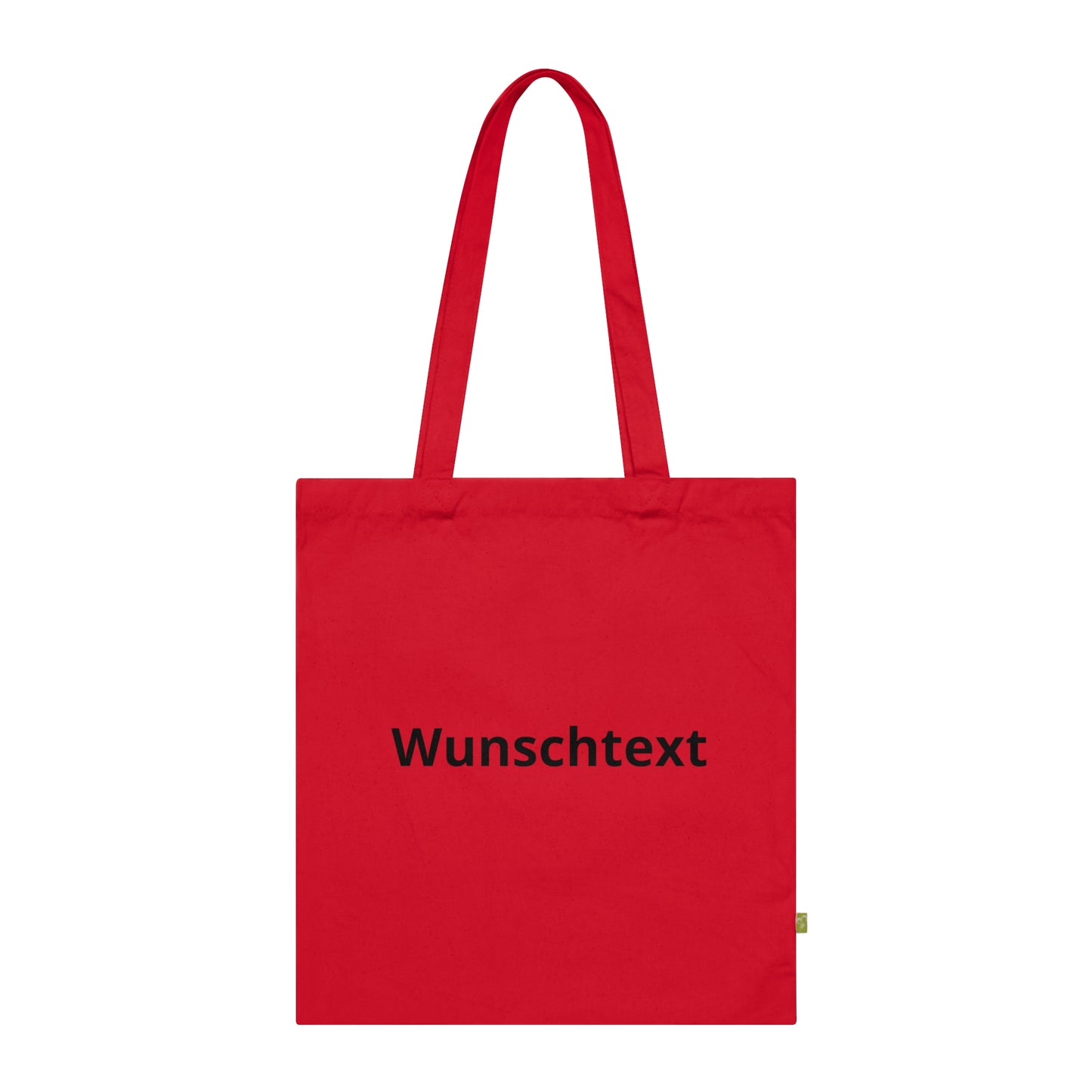 Customizable Organic Cotton Tote Bag – Personalized "Wunschtext" Eco Market Bag