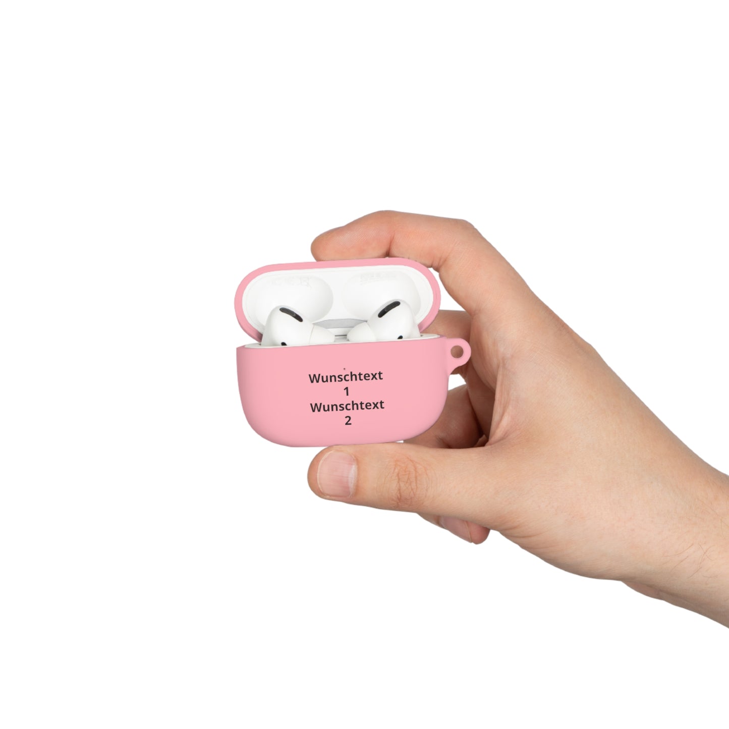 Personalisierte AirPods Hülle mit Wunschtext