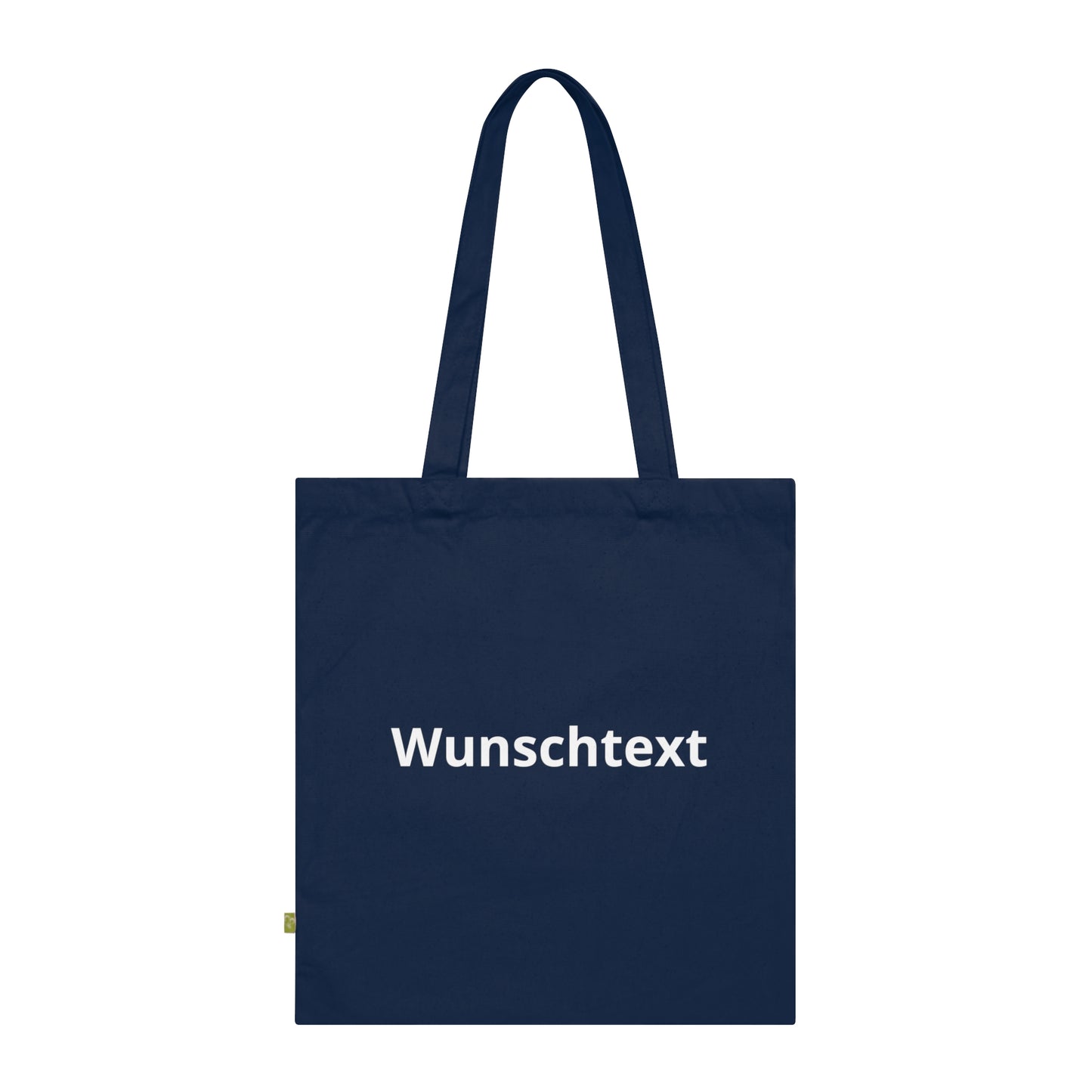 Customizable Organic Cotton Tote Bag – Personalized "Wunschtext" Eco Market Bag