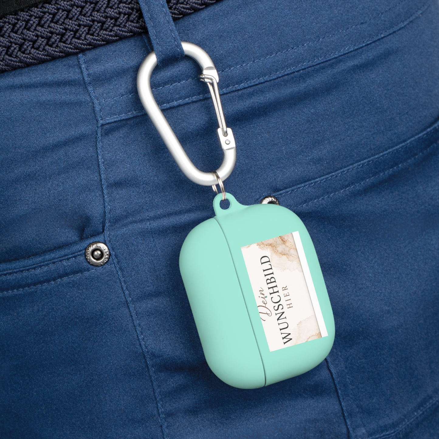 Custom Photo AirPods Case Cover — Personalized "Dein Wunschbild Hier" Design