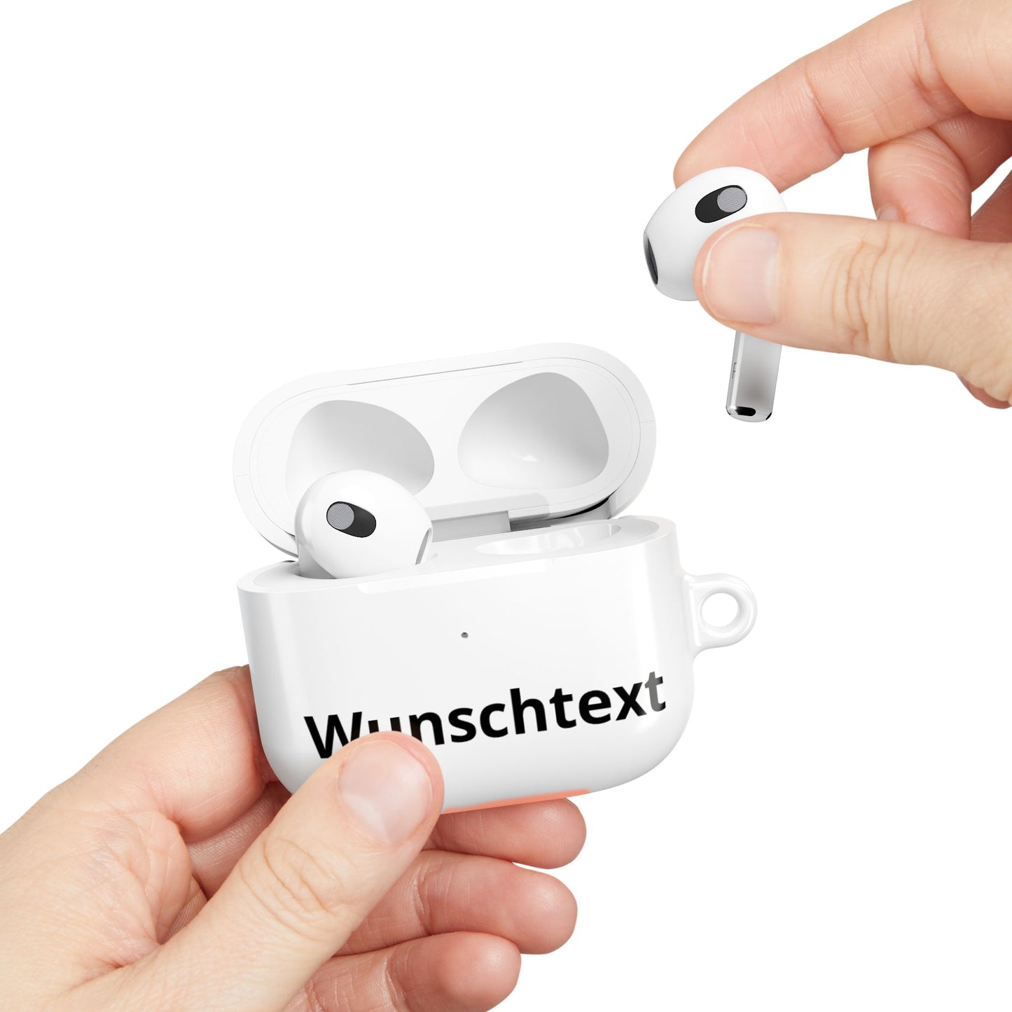 Personalisierte AirPods Hülle mit Wunschtext