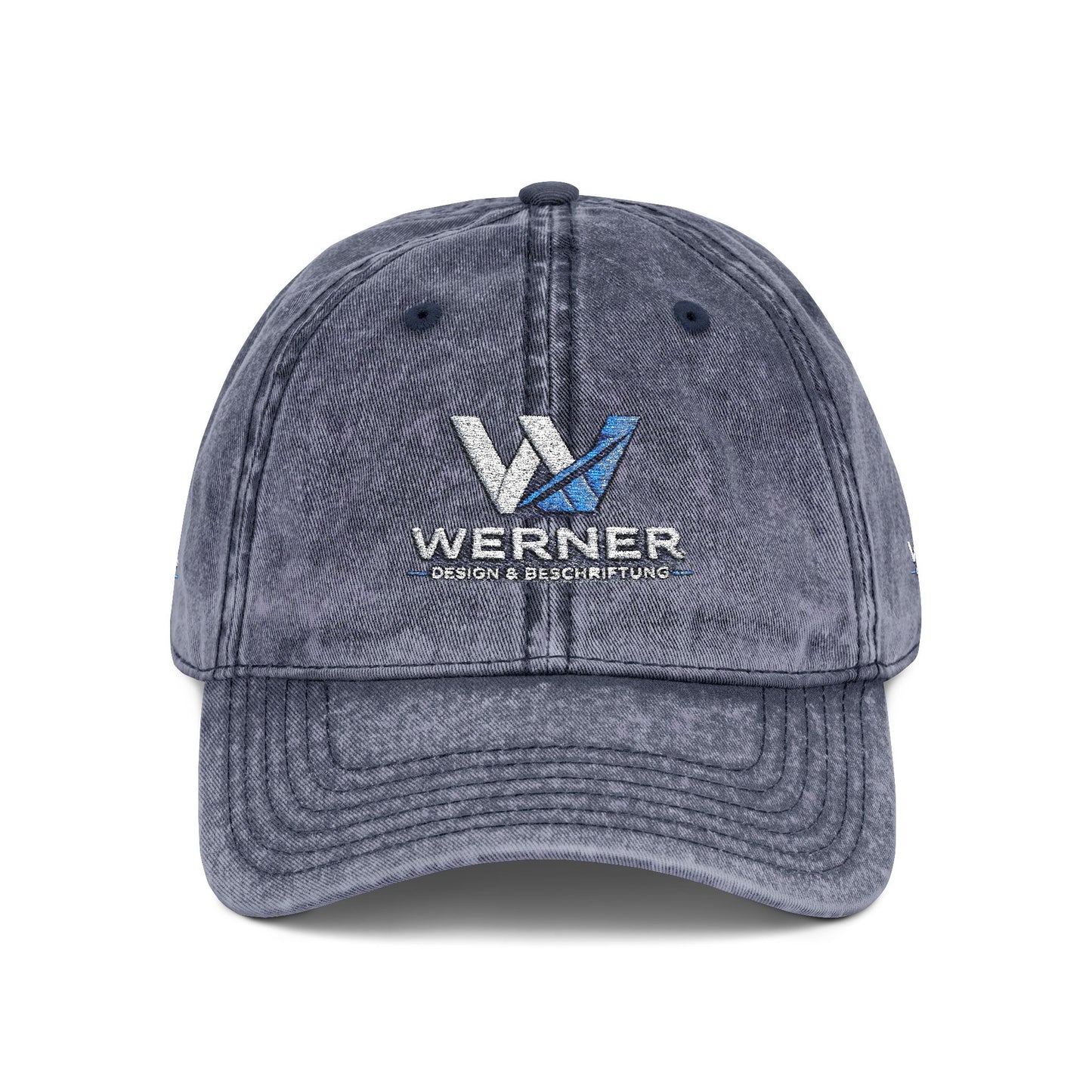 Vintage Embroidered Cap — Werner Logo Distressed Dad Hat