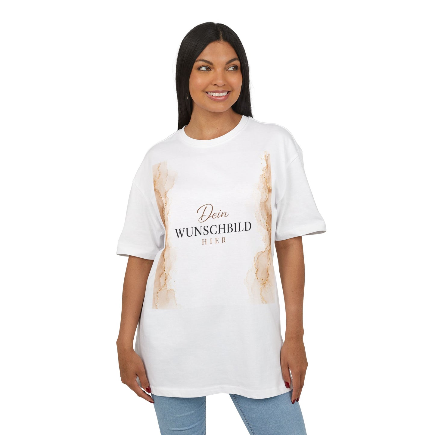 Personalisiertes Oversized T-Shirt mit eigenem Wunschbild