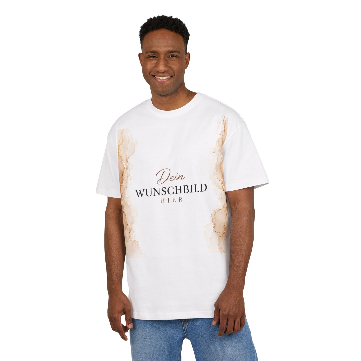 Personalisiertes Oversized T-Shirt mit eigenem Wunschbild