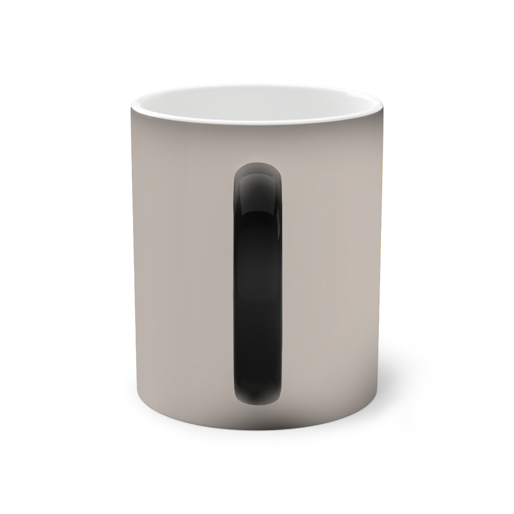 Color-Changing Mug — "SELBST" Gold Brushstroke Design, 11oz