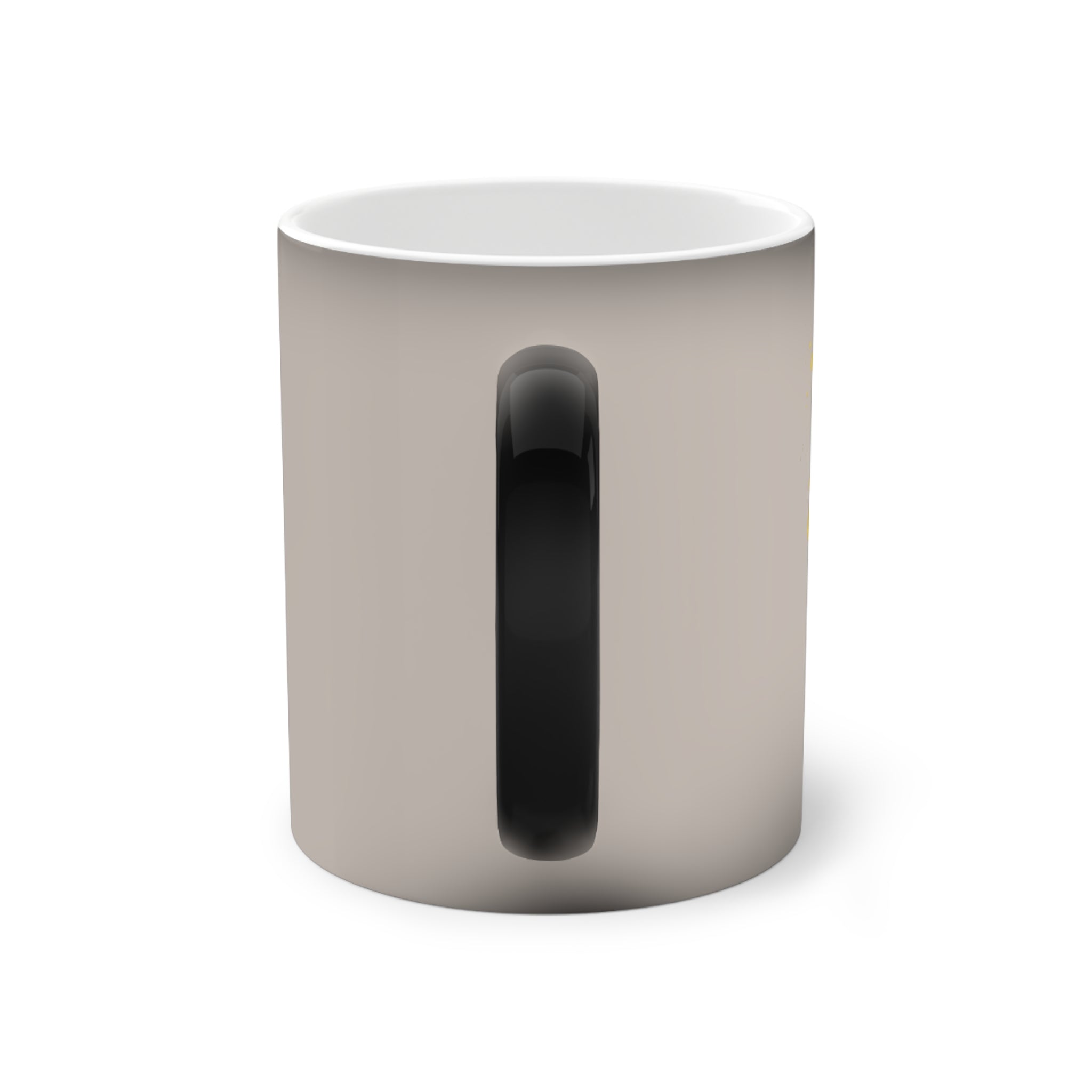 Color-Changing Mug — "SELBST" Gold Brushstroke Design, 11oz
