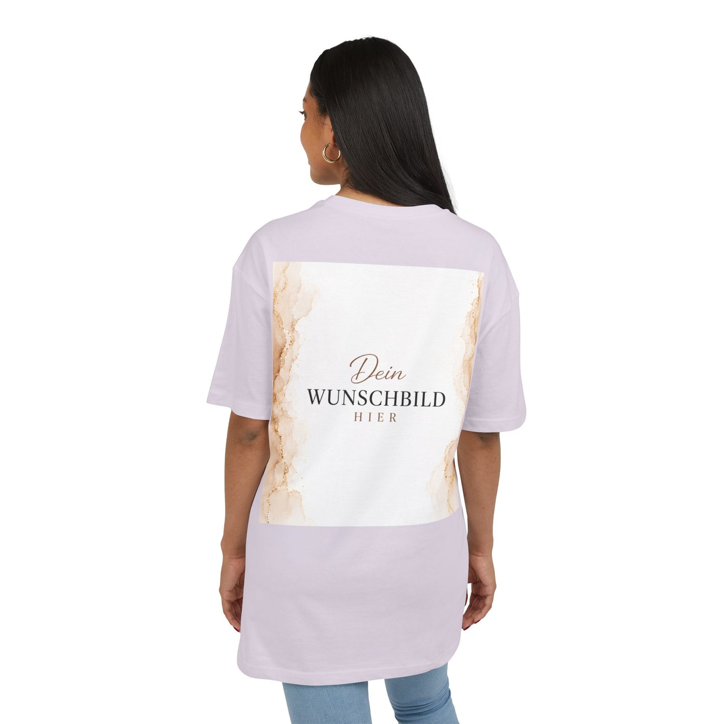 Personalisiertes Oversized T-Shirt mit eigenem Wunschbild