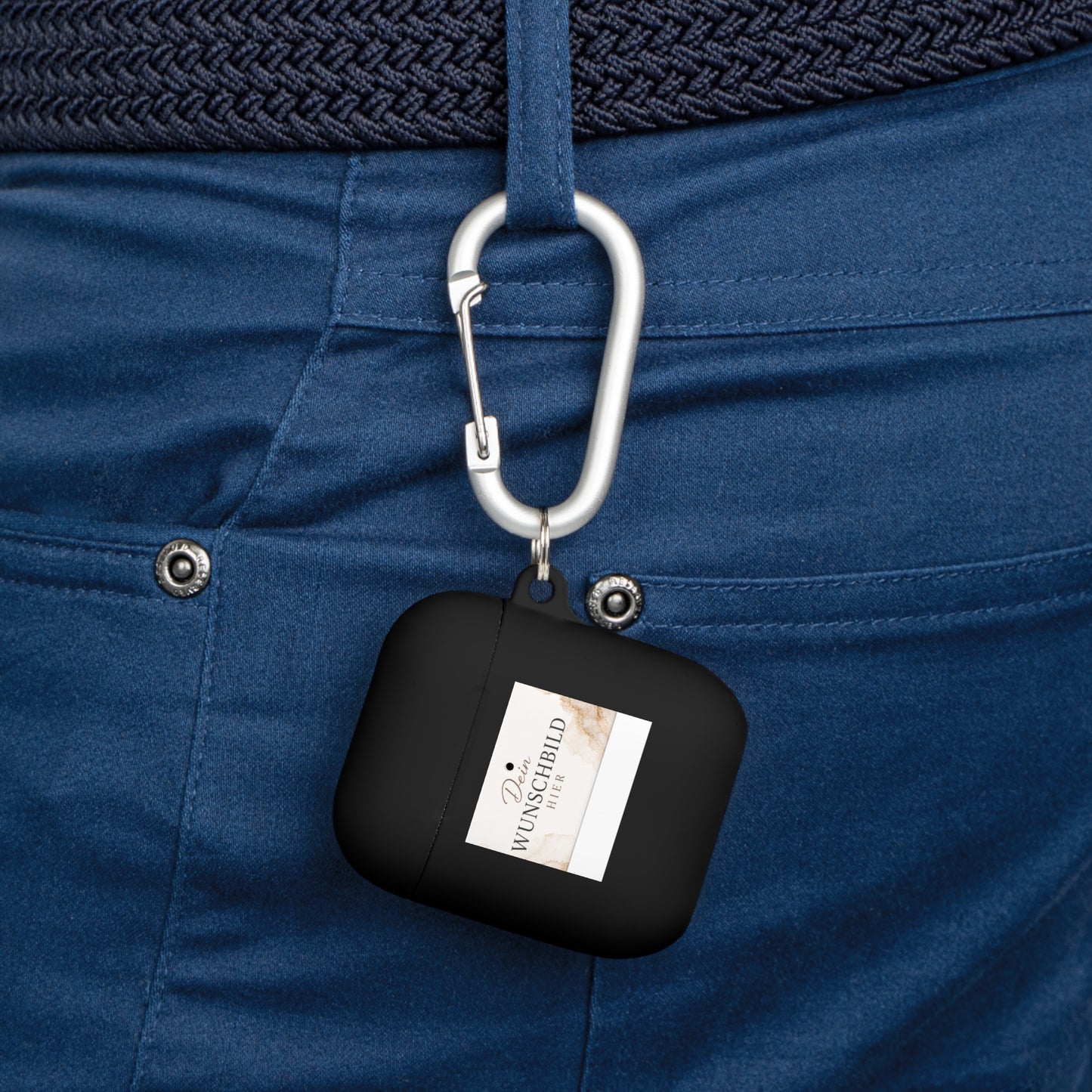 Custom Photo AirPods Case Cover — Personalized "Dein Wunschbild Hier" Design