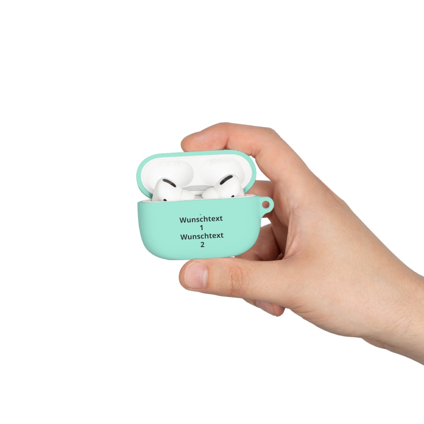 Personalisierte AirPods Hülle mit Wunschtext