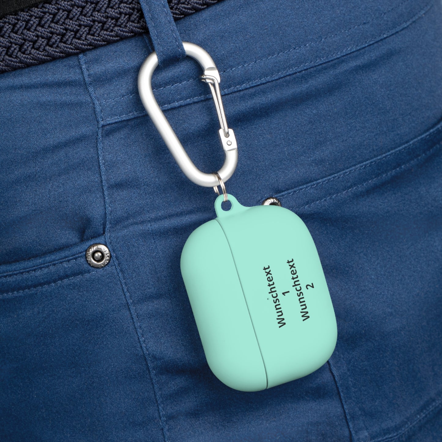 Personalisierte AirPods Hülle mit Wunschtext