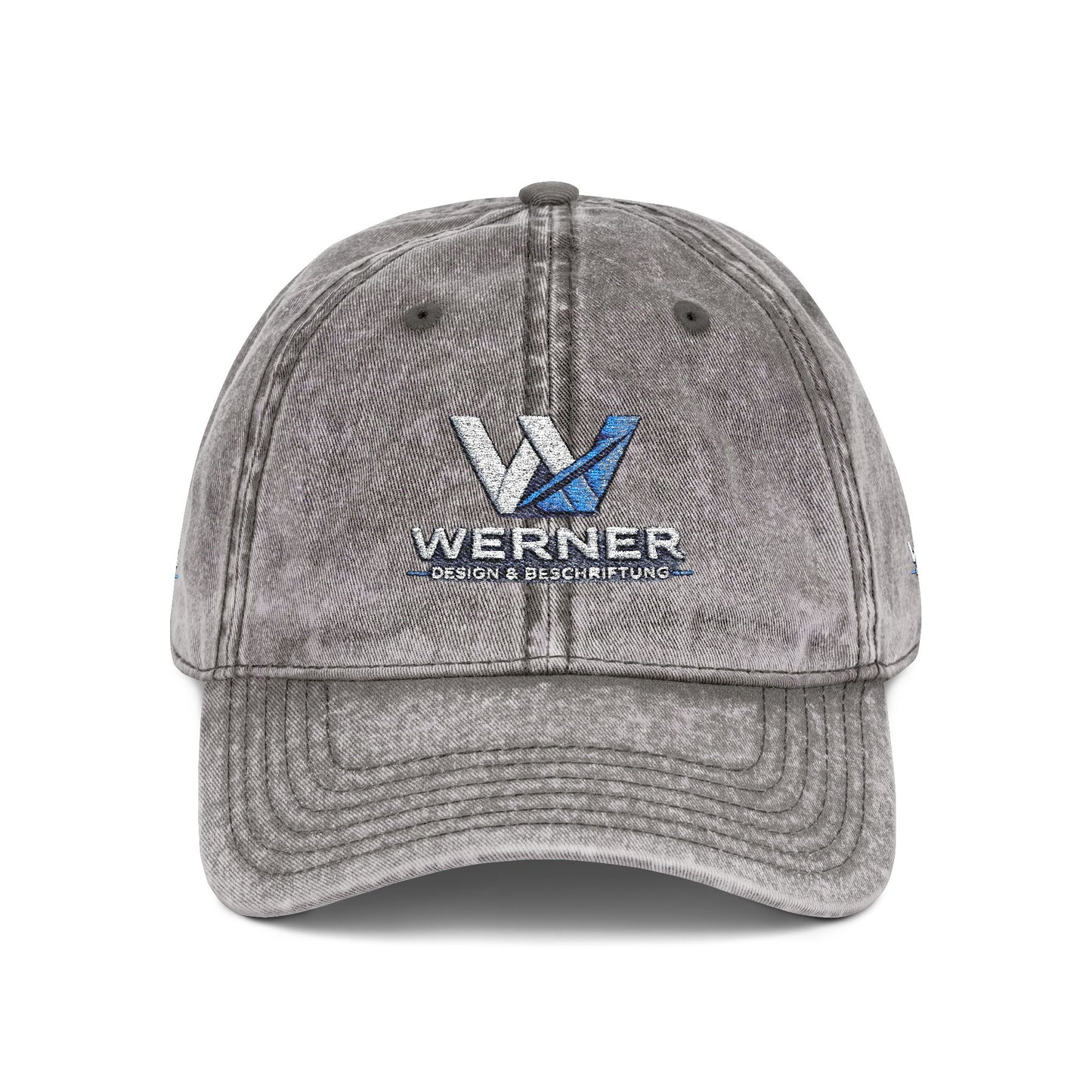 Vintage Embroidered Cap — Werner Logo Distressed Dad Hat