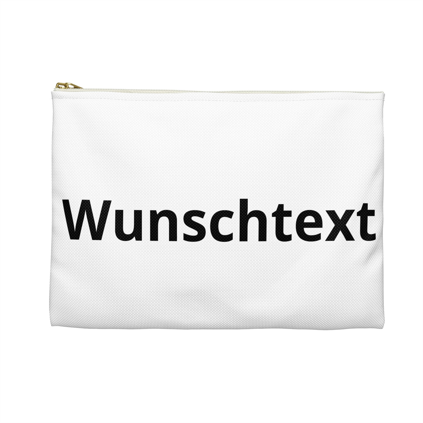 Personalized Accessory Pouch — Custom "Wunschtext" Makeup & Travel Organizer