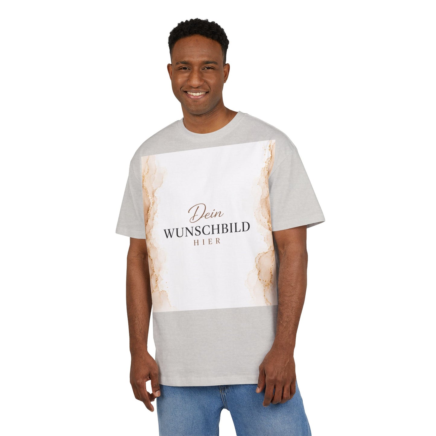 Personalisiertes Oversized T-Shirt mit eigenem Wunschbild