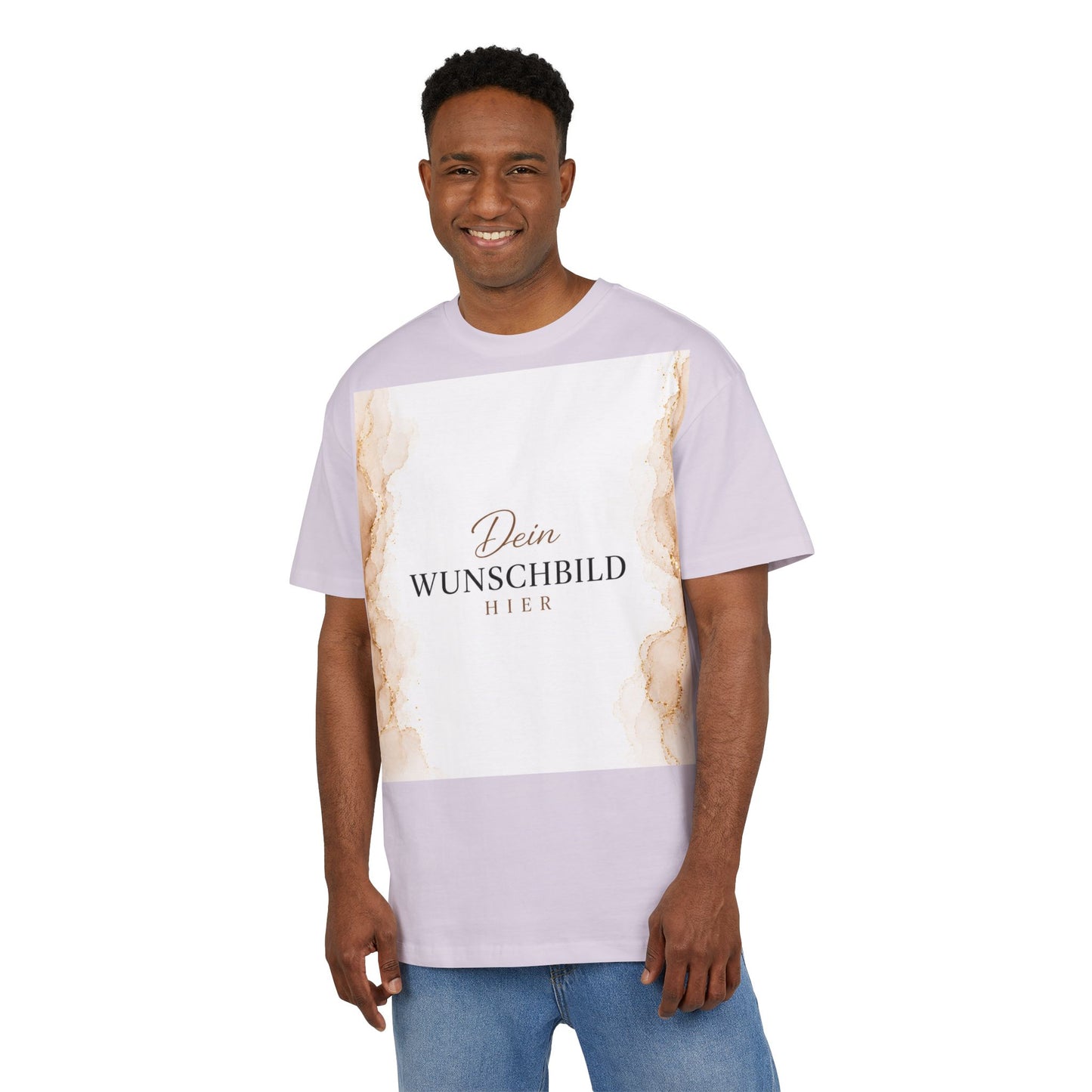Personalisiertes Oversized T-Shirt mit eigenem Wunschbild