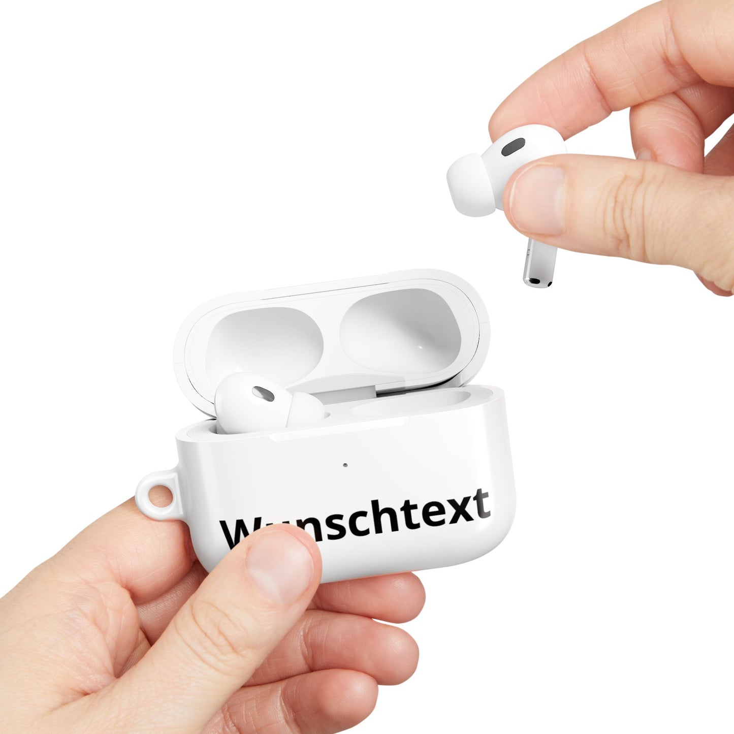 Personalisierte AirPods Hülle mit Wunschtext
