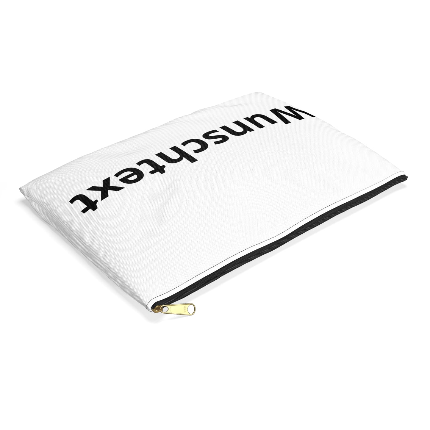 Personalized Accessory Pouch — Custom "Wunschtext" Makeup & Travel Organizer