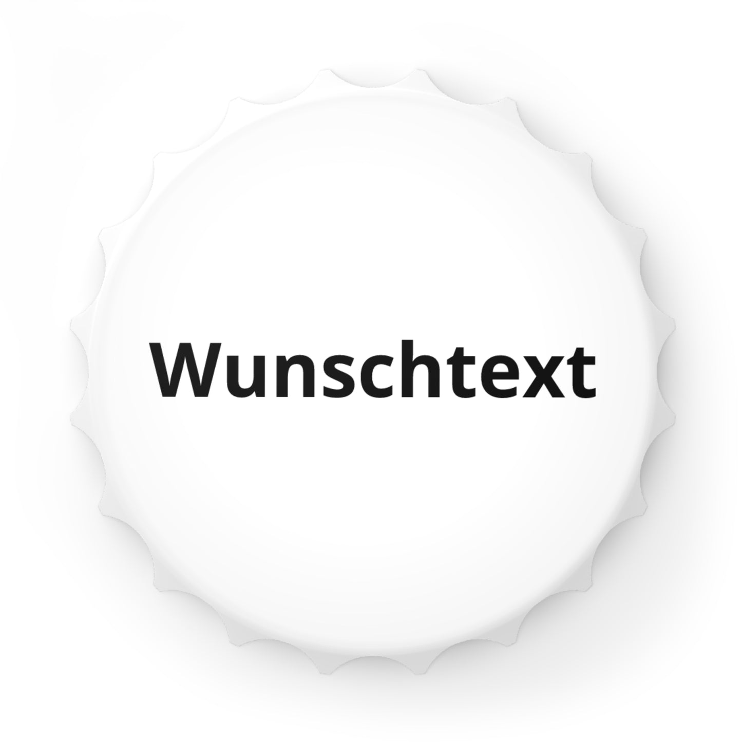 Custom Bottle Opener – Personalized 'Wunschtext' Cap-Style Keychain Opener