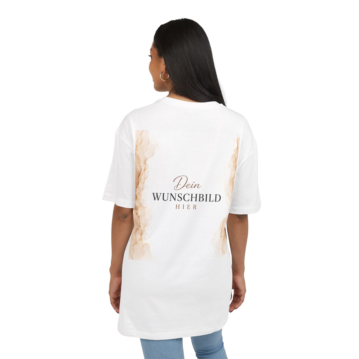 Personalisiertes Oversized T-Shirt mit eigenem Wunschbild