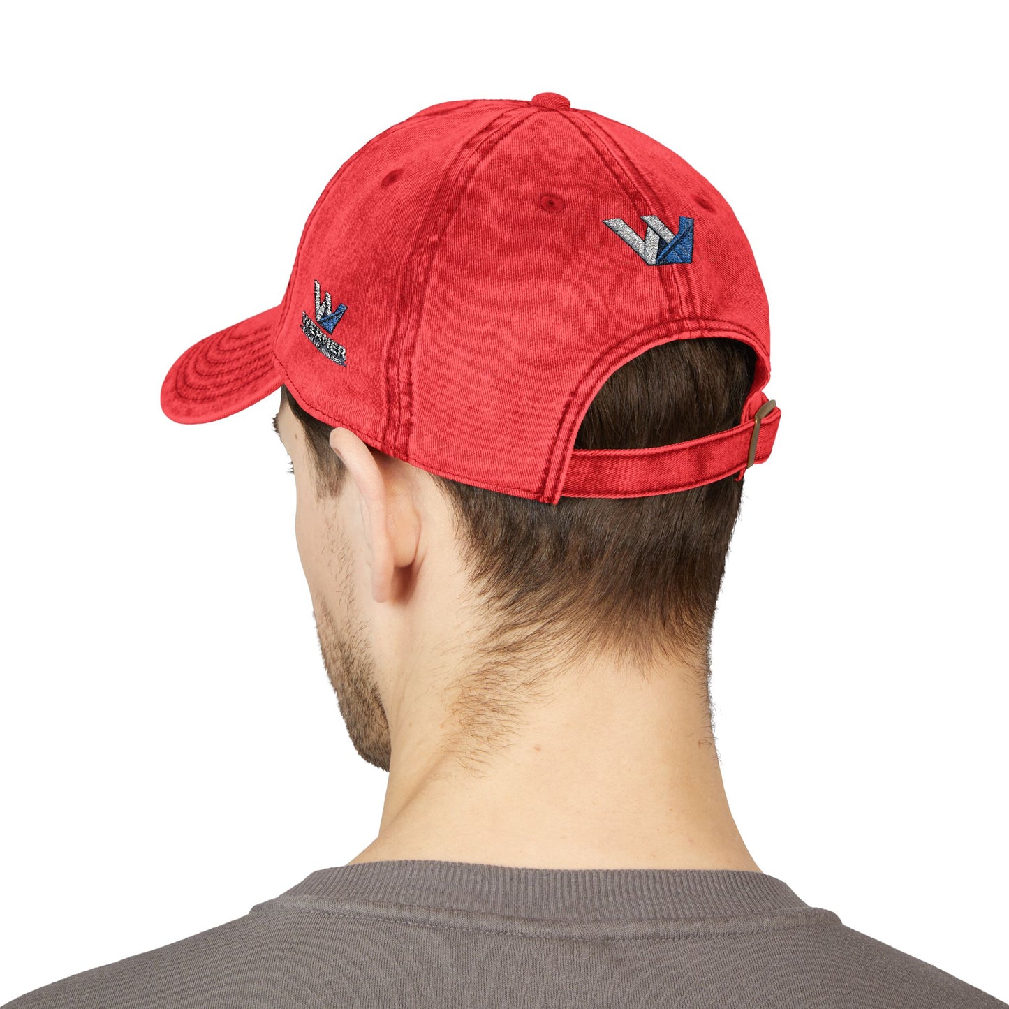 Vintage Embroidered Cap — Werner Logo Distressed Dad Hat