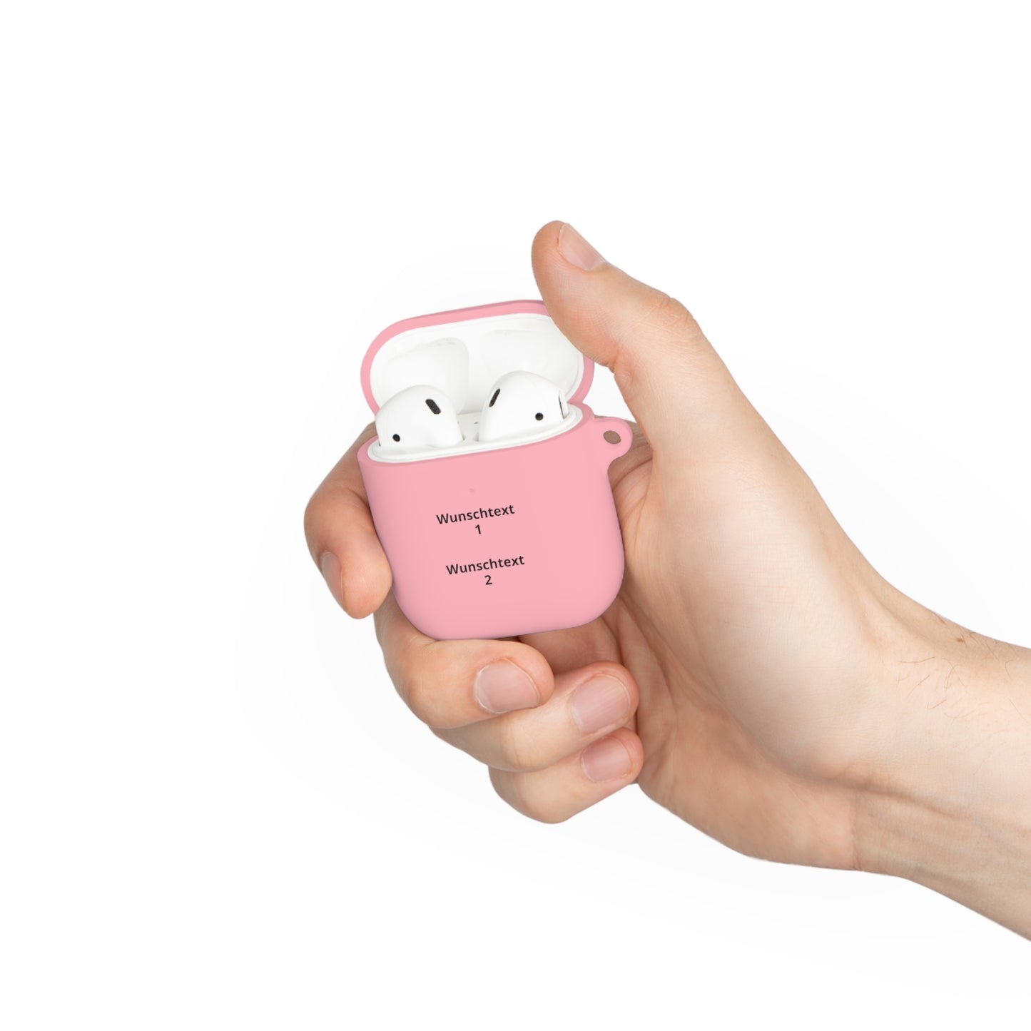 Personalisierte AirPods Hülle mit Wunschtext