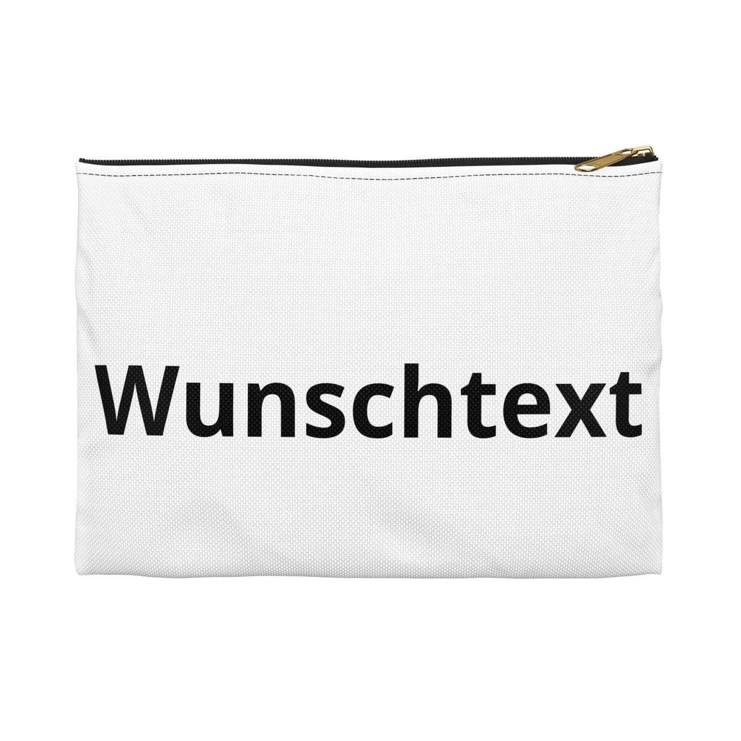 Personalized Accessory Pouch — Custom "Wunschtext" Makeup & Travel Organizer