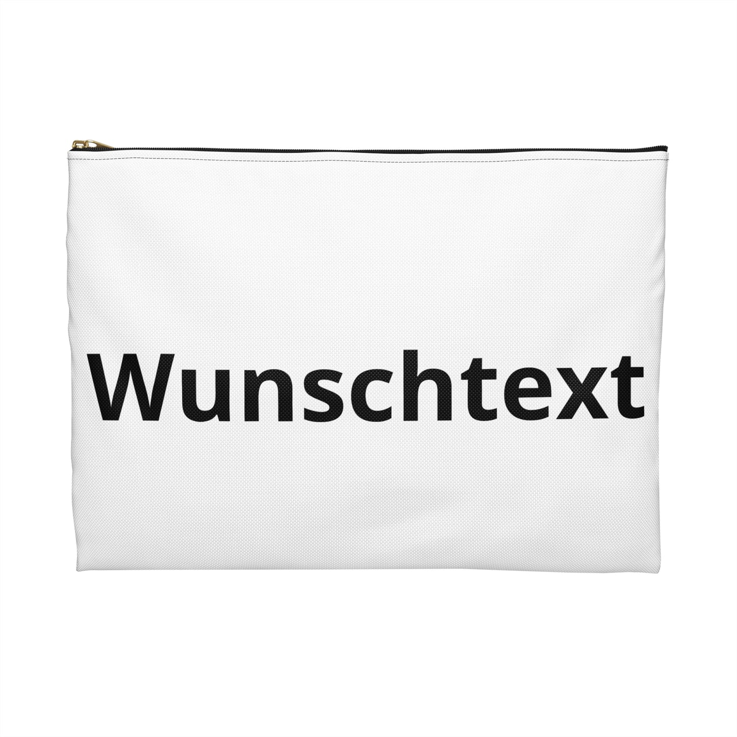 Personalized Accessory Pouch — Custom "Wunschtext" Makeup & Travel Organizer
